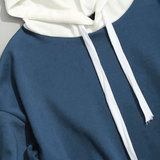 Hoodie Sweatshirt Brand Men Casual Patchwork