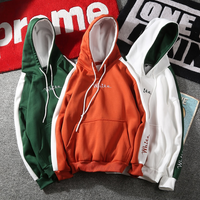 Autumn White Hoodies With Hat Men