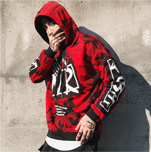 Men Camouflage Hoodies