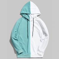 Hoodie Sweatshirt Brand Men Casual Patchwork