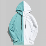 Hoodie Sweatshirt Brand Men Casual Patchwork