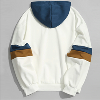 Hoodie Sweatshirt Brand Men Casual Patchwork