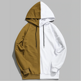 Hoodie Sweatshirt Brand Men Casual Patchwork