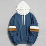 Hoodie Sweatshirt Brand Men Casual Patchwork