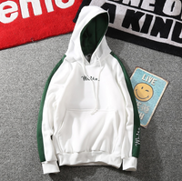 Autumn White Hoodies With Hat Men