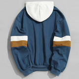 Hoodie Sweatshirt Brand Men Casual Patchwork