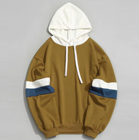 Hoodie Sweatshirt Brand Men Casual Patchwork