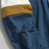 Hoodie Sweatshirt Brand Men Casual Patchwork